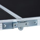 fekete összecsukható sörpong-asztal 240 cm