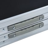 fekete összecsukható sörpong-asztal 240 cm