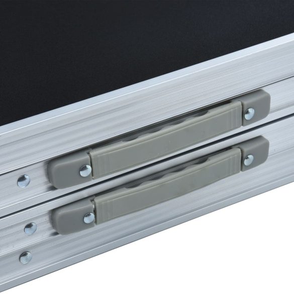 fekete összecsukható sörpong-asztal 240 cm