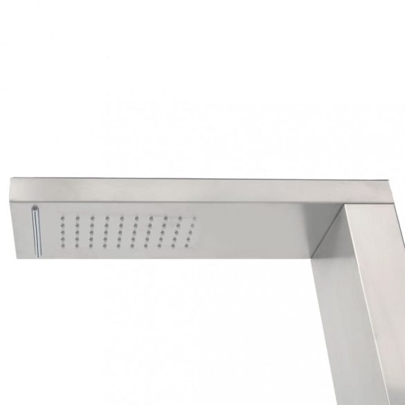 négyzet alakú rozsdamentes acél kültéri zuhany