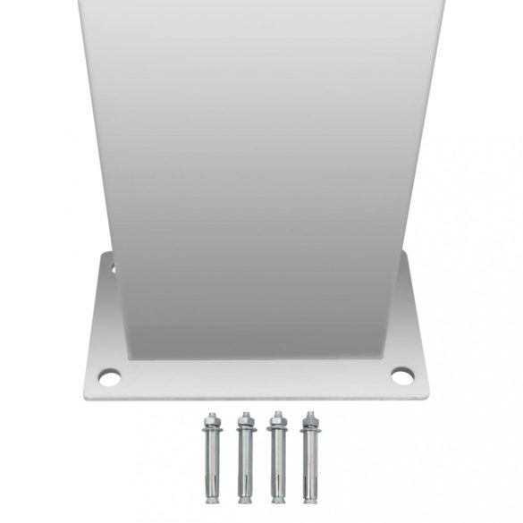 négyzet alakú rozsdamentes acél kültéri zuhany