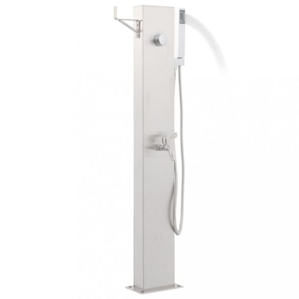 rozsdamentes acél kerti zuhanycsaptelep 110 cm