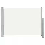 krémszínű kihúzható oldalsó terasz napellenző 80 x 300 cm