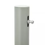 fekete behúzható oldalsó teraszi napellenző 100 x 300 cm