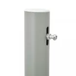 piros behúzható oldalsó teraszi napellenző 100 x 500 cm