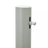 fekete kihúzható oldalsó teraszi napellenző 140 x 500 cm