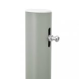 szürke kihúzható oldalsó teraszi napellenző 140 x 500 cm