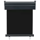 fekete erkély oldalnapellenző 65 x 250 cm