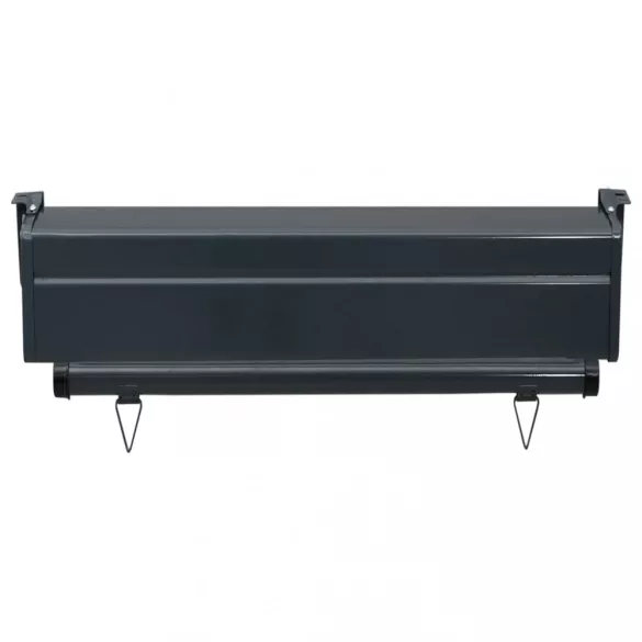 fekete erkély oldalnapellenző 65 x 250 cm