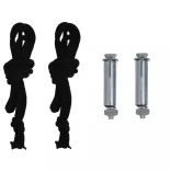 fekete erkély oldalnapellenző 65 x 250 cm