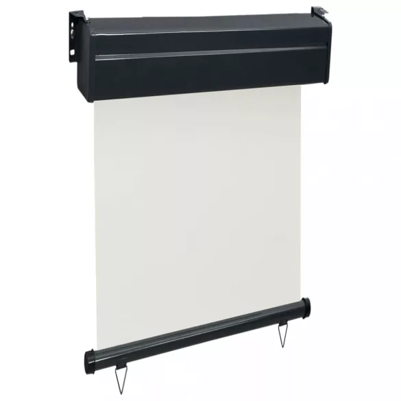 krémszínű oldalsó terasznapellenző 65 x 250 cm