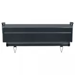 krémszínű oldalsó terasznapellenző 65 x 250 cm