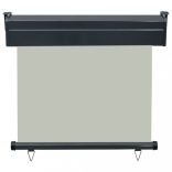 szürke oldalsó terasznapellenző 85 x 250 cm