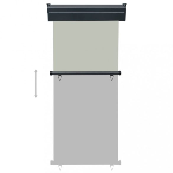 szürke oldalsó terasznapellenző 85 x 250 cm