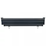 fekete erkély oldalnapellenző 105 x 250 cm