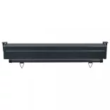 krémszínű oldalsó terasznapellenző 105 x 250 cm