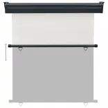 krémszínű oldalsó terasznapellenző 165 x 250 cm