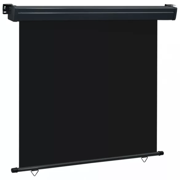 fekete erkély oldalnapellenző 175 x 250 cm