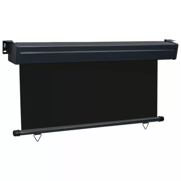 fekete erkély oldalnapellenző 175 x 250 cm