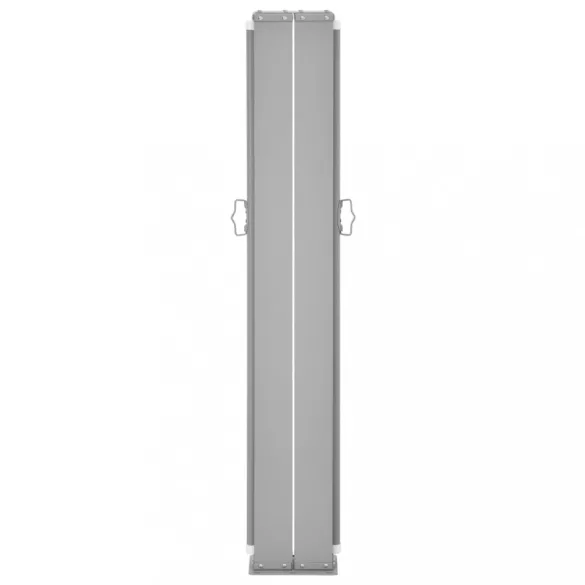 fekete behúzható oldalsó napellenző 100 x 600 cm