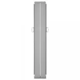 krémszínű behúzható oldalsó napellenző 100 x 600 cm