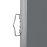 antracitszürke behúzható oldalsó napellenző 100 x 600 cm