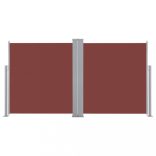 barna behúzható oldalsó napellenző 100 x 600 cm