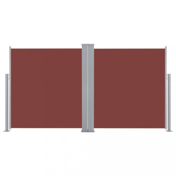 barna behúzható oldalsó napellenző 100 x 600 cm