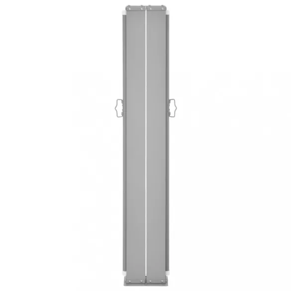 krémszínű behúzható oldalsó napellenző 120 x 600 cm