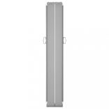 barna behúzható oldalsó napellenző 120 x 600 cm