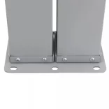 piros behúzható oldalsó napellenző 120 x 600 cm