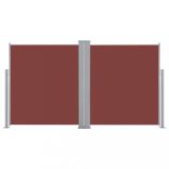 barna behúzható oldalsó napellenző 140 x 600 cm