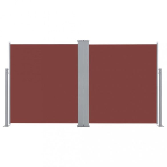 barna behúzható oldalsó napellenző 140 x 600 cm