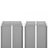 kék behúzható oldalsó napellenző 140 x 600 cm