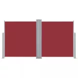 piros behúzható oldalsó napellenző 140 x 600 cm