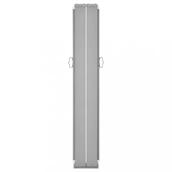 piros behúzható oldalsó napellenző 140 x 600 cm