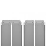 piros behúzható oldalsó napellenző 140 x 600 cm