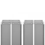 kék behúzható oldalsó napellenző 160 x 600 cm