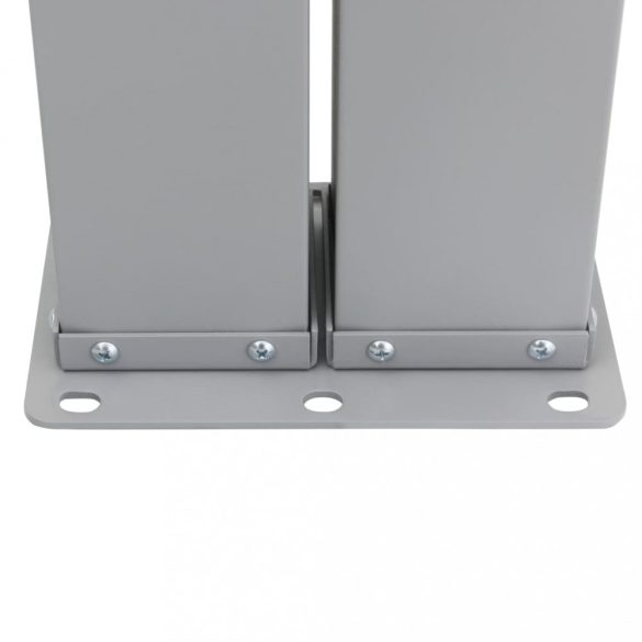 antracitszürke behúzható dupla teraszi napellenző 170 x 600 cm