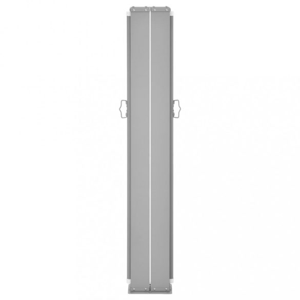 piros behúzható oldalsó napellenző 170 x 600 cm