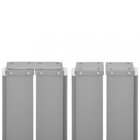 piros behúzható oldalsó napellenző 170 x 600 cm