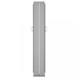 fekete behúzható oldalsó napellenző 100 x 1000 cm