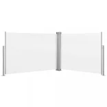 krémszínű behúzható oldalsó napellenző 100 x 1000 cm