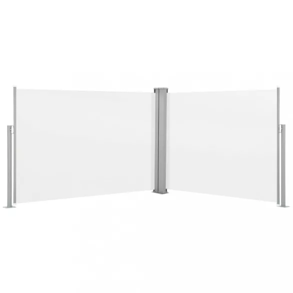 krémszínű behúzható oldalsó napellenző 100 x 1000 cm