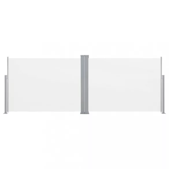 krémszínű behúzható oldalsó napellenző 100 x 1000 cm