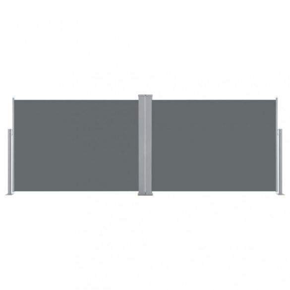 antracitszürke behúzható oldalsó napellenző 100 x 1000 cm