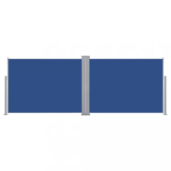 kék behúzható oldalsó napellenző 100 x 1000 cm