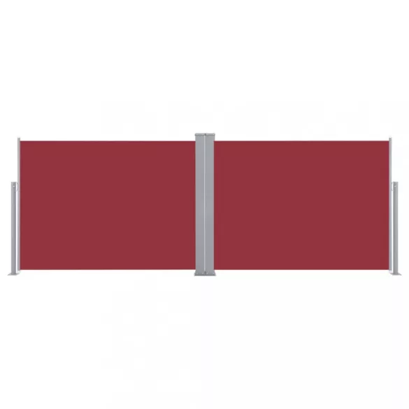 piros behúzható oldalsó napellenző 100 x 1000 cm