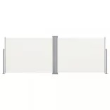 fekete behúzható oldalsó napellenző 120 x 1000 cm