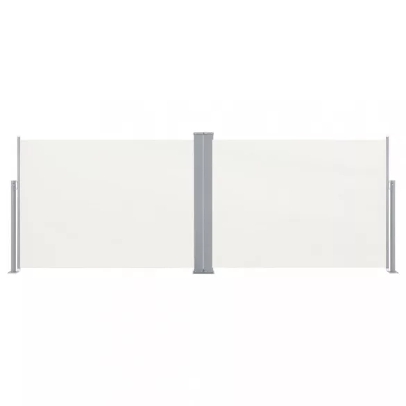 fekete behúzható oldalsó napellenző 120 x 1000 cm